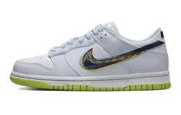 Nike: Серые кеды  Dunk Low