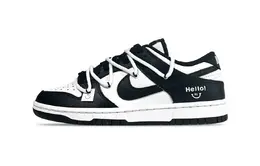 Nike: Белые кеды  Dunk Low Retro