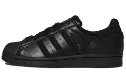 adidas: Чёрные кеды  Superstar