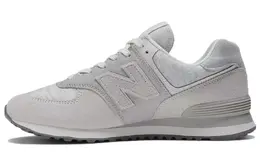 New Balance: Серые кроссовки  574