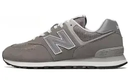 New Balance: Серые кроссовки  574