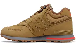 New Balance: Коричневые кроссовки  574