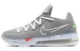 Nike: Серые кроссовки  Lebron 17 Low