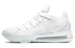 Nike: Белые кроссовки  Lebron 17 Low