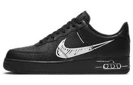 Nike: Чёрные кеды  Air Force 1