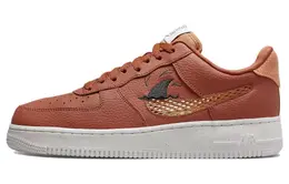 Nike: Оранжевые кеды  Air Force 1 Low