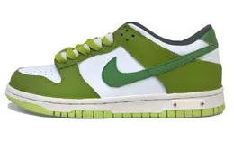 Nike: Белые кеды  Dunk Low