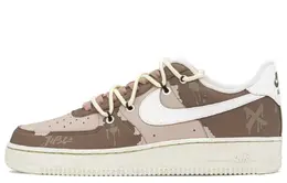 Nike: Коричневые кеды  Air Force 1 Low