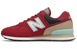 New Balance: Красные кроссовки  574