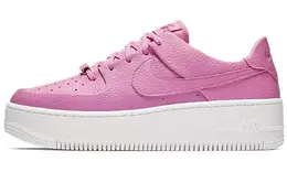 Nike: Розовые кеды  Air Force 1 Low LX