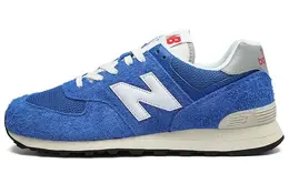 New Balance: Голубые кроссовки  574