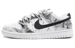 Nike: Белые кеды  Dunk Low