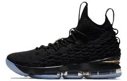 Nike: Чёрные кроссовки  Lebron 15