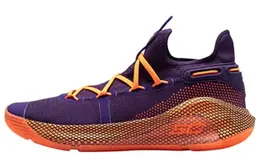 UNDER ARMOUR: Фиолетовые кроссовки  Curry 6