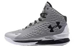 UNDER ARMOUR: Серые кроссовки  Curry