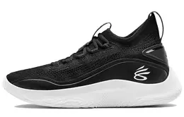 UNDER ARMOUR: Чёрные кроссовки  Curry 8