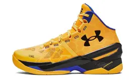 UNDER ARMOUR: Жёлтые кроссовки  Curry 2