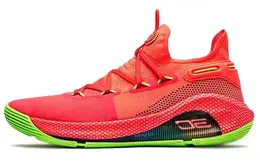 UNDER ARMOUR: Красные кроссовки  Curry 6