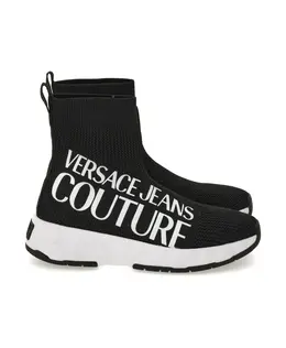 Versace Jeans Couture: Чёрные туфли 