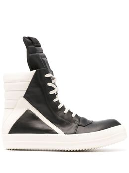 Rick Owens: Чёрные кроссовки  Geobasket