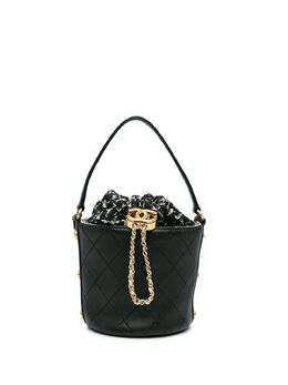 CHANEL Pre-Owned: Чёрная сумка 