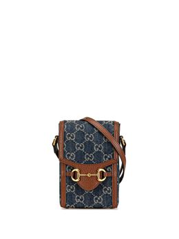 Gucci Pre-Owned: Голубая сумка через плечо 