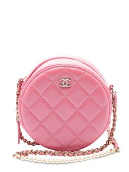 CHANEL Pre-Owned: Розовый клатч 