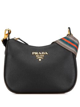 Prada Pre-Owned: Чёрная сумка через плечо 