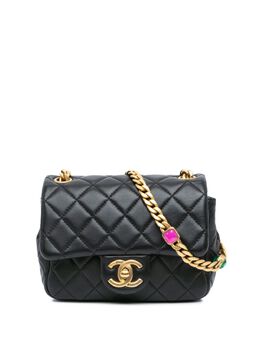 CHANEL Pre-Owned: Чёрная сумка через плечо 