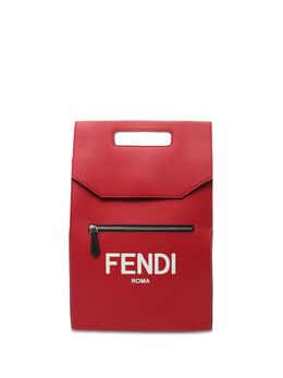 Fendi Pre-Owned: Красный рюкзак 