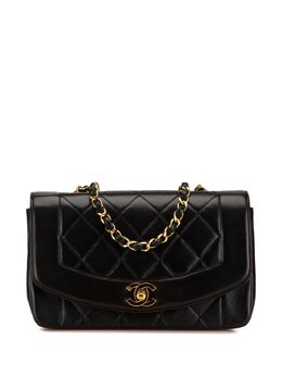 CHANEL Pre-Owned: Чёрная сумка через плечо 