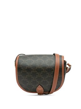 Céline Pre-Owned: Коричневая сумка через плечо 