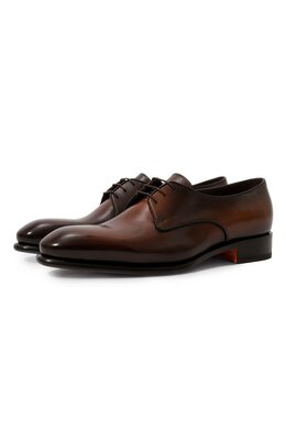 Santoni: Тёмные туфли 