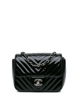 CHANEL Pre-Owned: Чёрная сумка через плечо 