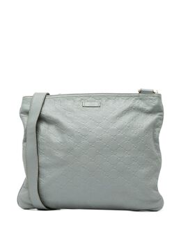 Gucci Pre-Owned: Серая сумка через плечо 