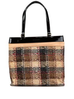 Burberry Pre-Owned: Коричневая сумка-шоппер 