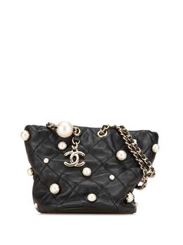 CHANEL Pre-Owned: Чёрная сумка 