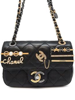 CHANEL Pre-Owned: Чёрная сумка 