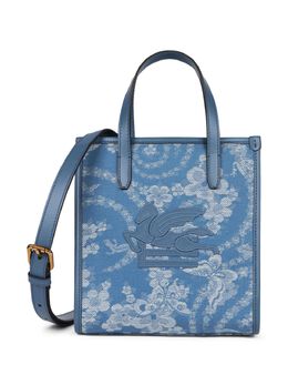 ETRO: Голубая сумка-шоппер 