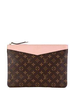 Louis Vuitton Pre-Owned: Коричневый клатч 