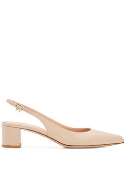 Gianvito Rossi: Бежевые туфли 