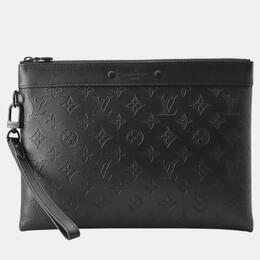 Louis Vuitton: Чёрная сумка  Pochette