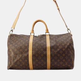 Louis Vuitton: Коричневая сумка  Keepall