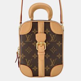 Louis Vuitton: Коричневая сумка 