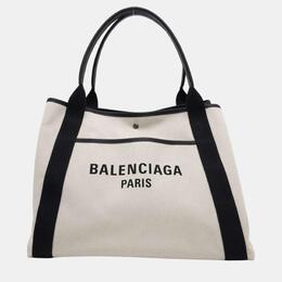 Balenciaga: Чёрная сумка-шоппер 