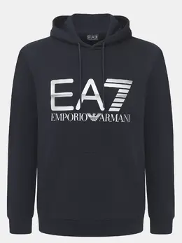 EA7 Emporio Armani: Тёмная толстовка 