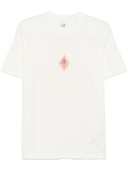 C.P. Company: Белая футболка 