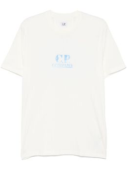 C.P. Company: Белая футболка 