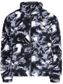 The North Face: Чёрная куртка  Nuptse