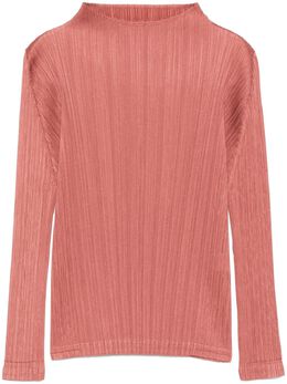 Pleats Please Issey Miyake: Блуза с длинным рукавом 